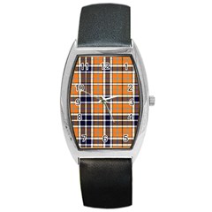 Tartans Yellow 34 Barrel Style Metal Watch by impacteesstreetwearfour