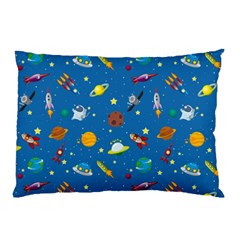 Space Rocket Solar System Pattern Pillow Case (two Sides)