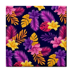 Tropical Pattern Tile Coaster