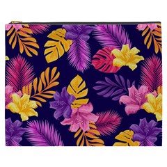 Tropical Pattern Cosmetic Bag (xxxl) by Vaneshart