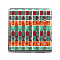 Bricks Abstract Seamless Pattern Memory Card Reader (square 5 Slot)