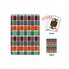 Bricks Abstract Seamless Pattern Playing Cards Single Design (mini)