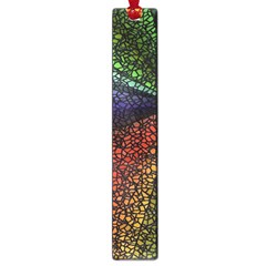 Abstract Colorful Pieces Mosaics Large Book Marks