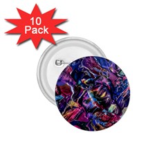 Multicolored Abstract Painting 1 75  Buttons (10 Pack)