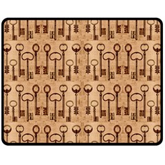 Keys Double Sided Fleece Blanket (medium)  by ArtworkByPatrick