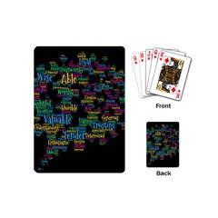 Affirmations Playing Cards Single Design (mini)