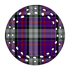 Culloden Dress Tartan Round Filigree Ornament (two Sides) by impacteesstreetwearfour