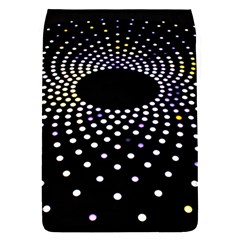 Abstract Black Blue Bright Circle Removable Flap Cover (s) by HermanTelo