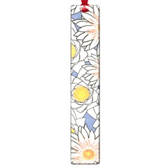 Flowers Pattern Lotus Lily Large Book Marks