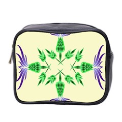 Thistle Flower Purple Thorny Flora Mini Toiletries Bag (two Sides) by Bajindul