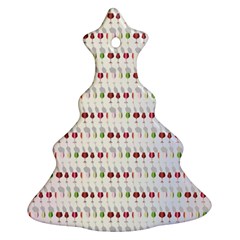 Wine Glass Pattern Christmas Tree Ornament (two Sides)
