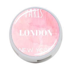 Paris, London, New York 4-port Usb Hub (two Sides) by Lullaby