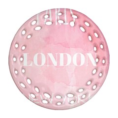 Paris, London, New York Ornament (round Filigree) by Lullaby