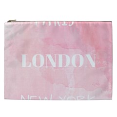 Paris, London, New York Cosmetic Bag (xxl) by Lullaby