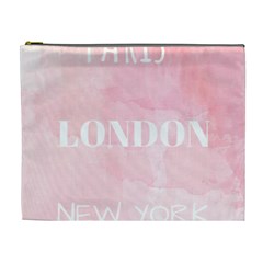Paris, London, New York Cosmetic Bag (xl) by Lullaby