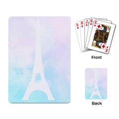 Pastel Eiffel s Tower, Paris Playing Cards Single Design (rectangle) by Lullaby