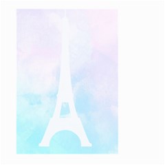 Pastel Eiffel s Tower, Paris Large Garden Flag (two Sides) by Lullaby