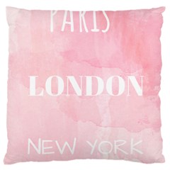 Paris Large Cushion Case (one Side) by Lullaby