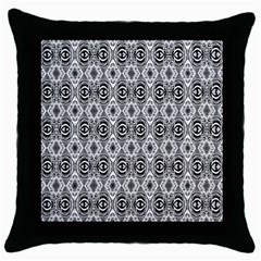 Black White 6 Throw Pillow Case (black) by ArtworkByPatrick