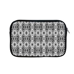 Black White 6 Apple Macbook Pro 13  Zipper Case by ArtworkByPatrick