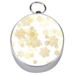 Christmas Gold Stars Snow Flakes  Silver Compasses by Lullaby