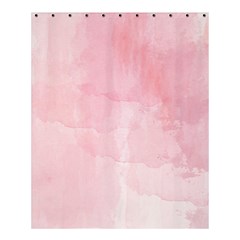 Pink Blurry Pastel Watercolour Ombre Shower Curtain 60  X 72  (medium)  by Lullaby