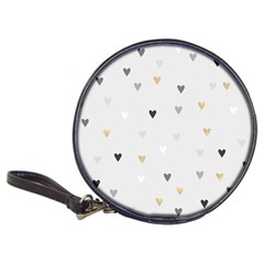 Grey Hearts Print Romantic Classic 20-cd Wallets