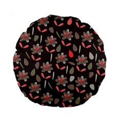 Zappwaits Flowers Standard 15  Premium Round Cushions by zappwaits