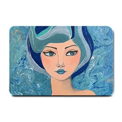 Blue Girl Small Doormat 