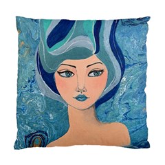 Blue Girl Standard Cushion Case (one Side)