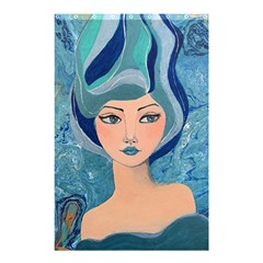 Blue Girl Shower Curtain 48  X 72  (small) 