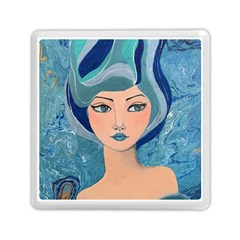 Blue Girl Memory Card Reader (square)