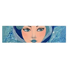 Blue Girl Satin Scarf (oblong)