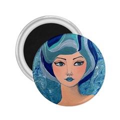 Blue Girl 2 25  Magnets