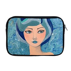 Blue Girl Apple Macbook Pro 17  Zipper Case