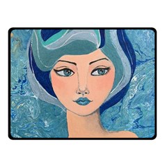 Blue Girl Fleece Blanket (small)