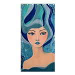 Blue Girl Shower Curtain 36  x 72  (Stall)  Curtain(36 X72 ) - 33.26 x66.24  Curtain(36 X72 )