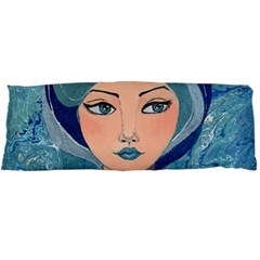 Blue Girl Body Pillow Case Dakimakura (two Sides) by CKArtCreations