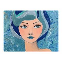 Blue Girl Double Sided Flano Blanket (mini) 