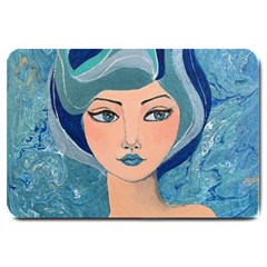 Blue Girl Large Doormat 