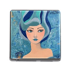 Blue Girl Memory Card Reader (square 5 Slot)