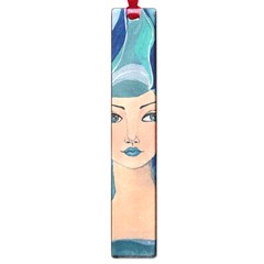 Blue Girl Large Book Marks by CKArtCreations