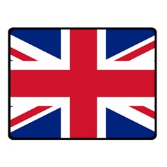 Uk Flag Fleece Blanket (small) by FlagGallery
