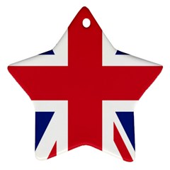 UK Flag Union Jack Ornament (Star)