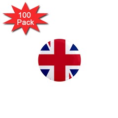 Uk Flag Union Jack 1  Mini Magnets (100 Pack)  by FlagGallery