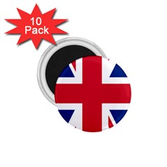 Uk Flag Union Jack 1 75  Magnets (10 Pack)  by FlagGallery