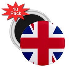 UK Flag Union Jack 2.25  Magnets (10 pack) 