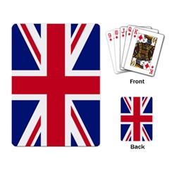 UK Flag Union Jack Playing Cards Single Design (Rectangle)