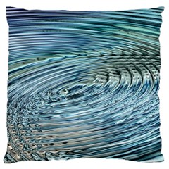 Wave Concentric Waves Circles Water Large Cushion Case (one Side)