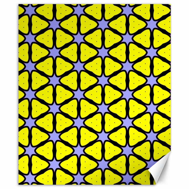 Pattern Modern Colorful Bright Canvas 8  x 10 